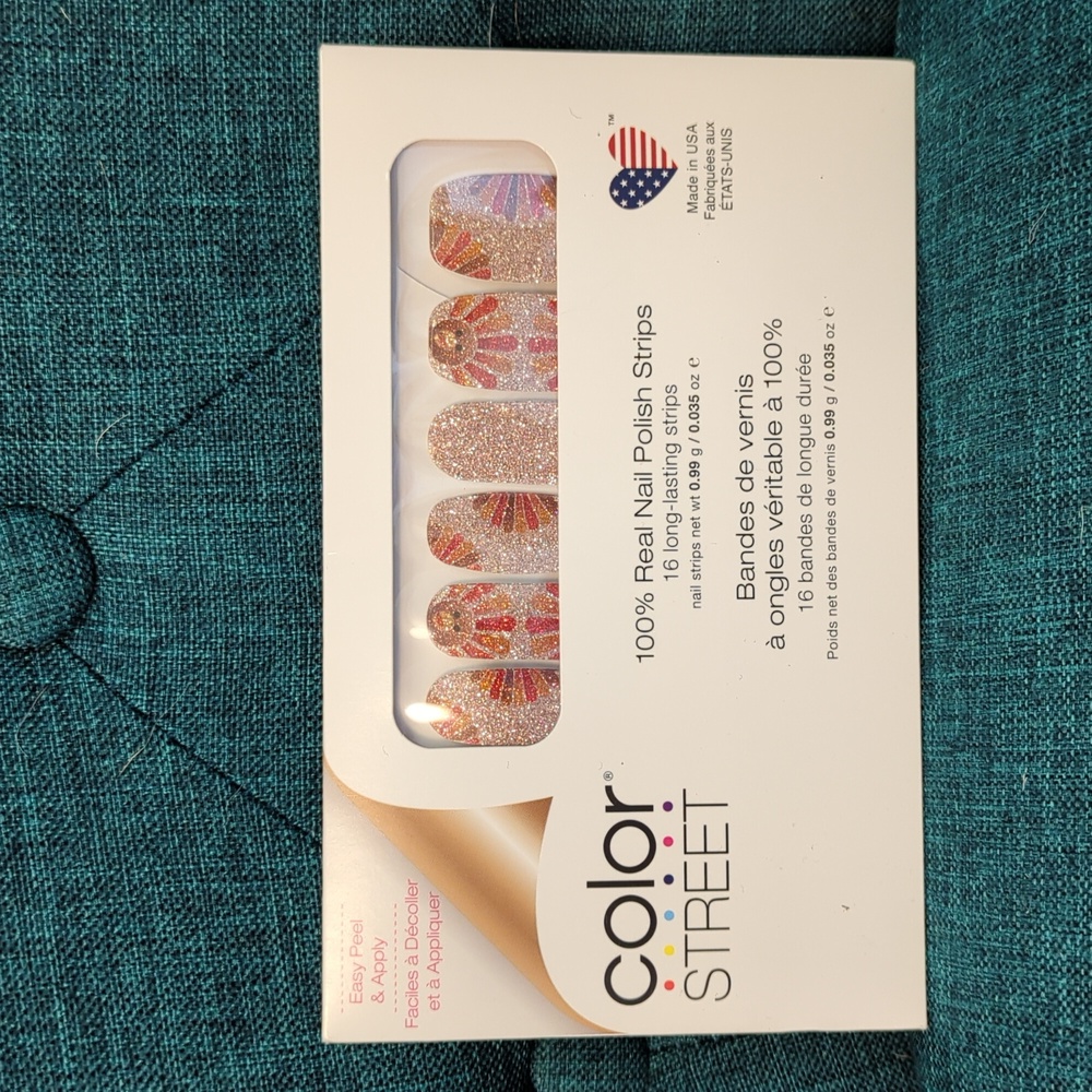Color Street Talk Turkey 🦃 glitter design